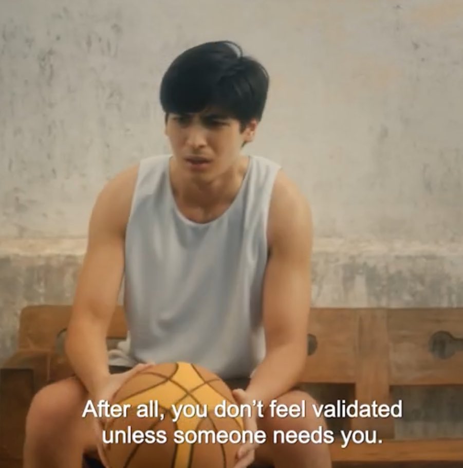 ad_archived's tweet image. “tutal wala kang validation kung walang nangangailangan sa’yo.”

hindi ako nakailag. hindi ako nakailag.

here’s to all the Raffys out there who’ve unconsciously tied their worth to their usefulness to others. sabay sabay tayong humagulgol sa sinehan.

ASHDRES MINAMAHAL TRAILER…