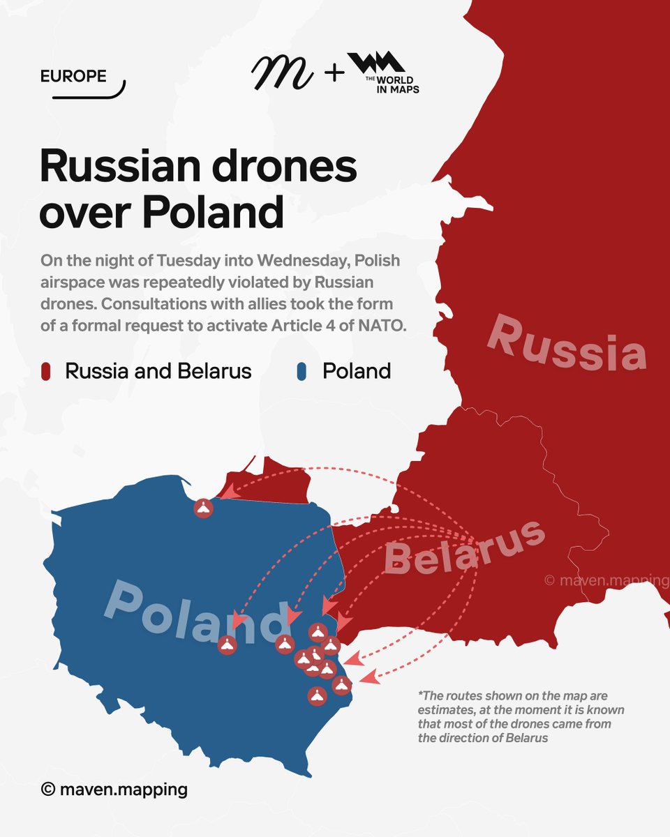 In the early hours of September 10, Poland experienced an unprecedented breach of its airspace as Russian drones, launched during strikes on Ukraine, crossed into NATO territory and triggered a swift allied response.