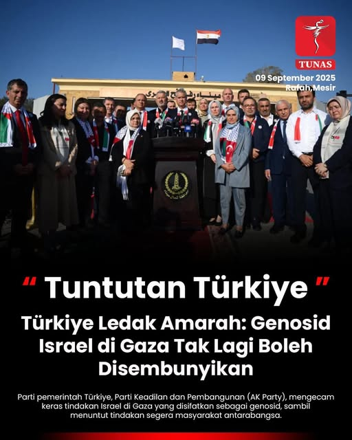 TUNASOnline's tweet photo. Türkiye Ledak Amarah: Genosid Israel di Gaza Tak Lagi Boleh Disembunyikan

Berikut dapat Follow kami di:   
Instagram : https://t.co/lJu9As9j0h
Tiktok : https://t.co/z50UrNtGc7
X : https://t.co/krCFgeL6bm
FB : https://t.co/mEzqGuKzq5 https://t.co/9ZUvIR6dDB