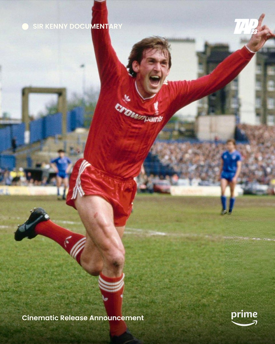 _tap23's tweet image. KENNY DALGLISH 🎥 Academy and BAFTA award-winner Asif Kapadia’s feature-length documentary on @kennethdalglish, co produced by TaP23. The film will be in cinemas across the UK &amp;amp; Ireland on Weds 29 October and will then launch on @PrimeVideo in the UK &amp;amp; Ireland from 4 November