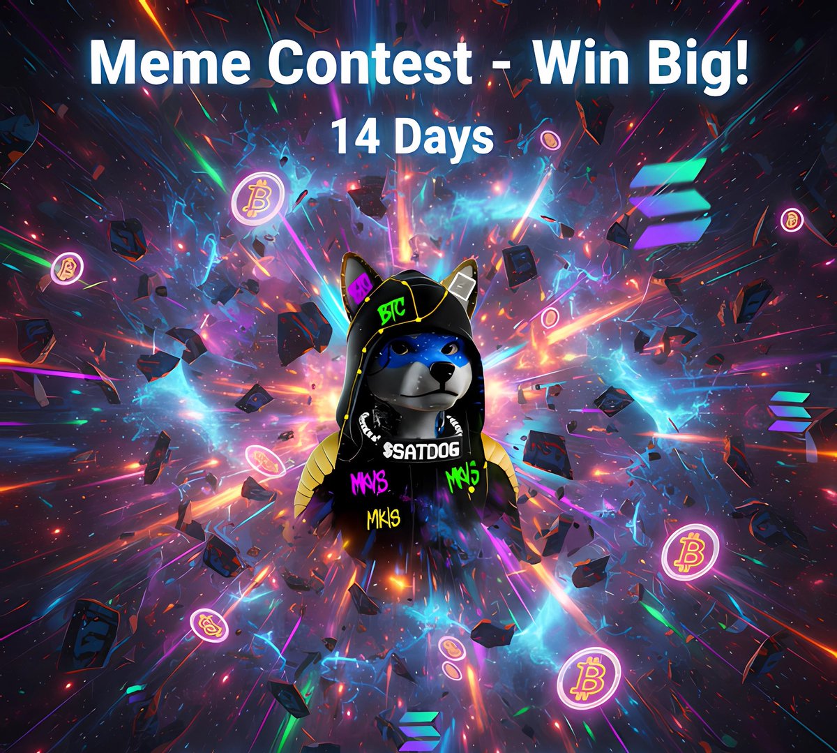 😂 Laugh, Earn, Repeat! 🚀
With $SATDOG 🐶, your memes can turn into epic rewards! 💎

🎉 $SATDOG Meme Contest! 🎉
Top 5 funniest memes will win $SATDOG prizes:
🥇 1st place: $150 in $SATDOG
🥈 2nd place: $100 in $SATDOG
🥉 3rd place: $75 in $SATDOG
🏅 4th place: $50 in $SATDOG