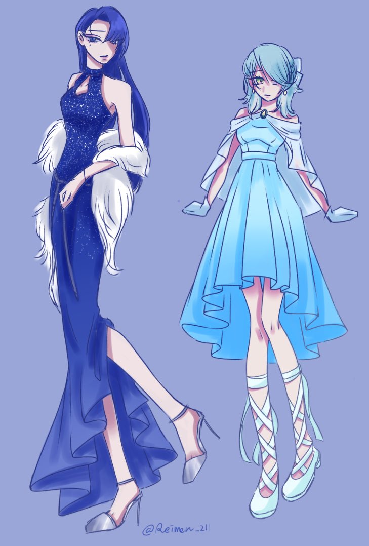 Reimen_211's tweet image. ⚠︎女体化⚠︎ ｲｾとﾐｵ
見切れてしまうかも
描きたかっただけ
#funart