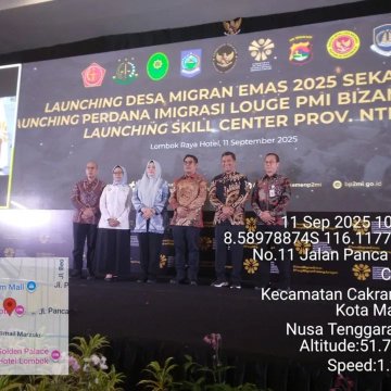 LOUNCHING DESA MIGRAN EMAS, Penandatangan PKS Dirjen KP2MI dgn Kepala BPSDM PMDDT di Lombok NTB
#DesaMigranEmas
#BangunDesaBangunIndonesia