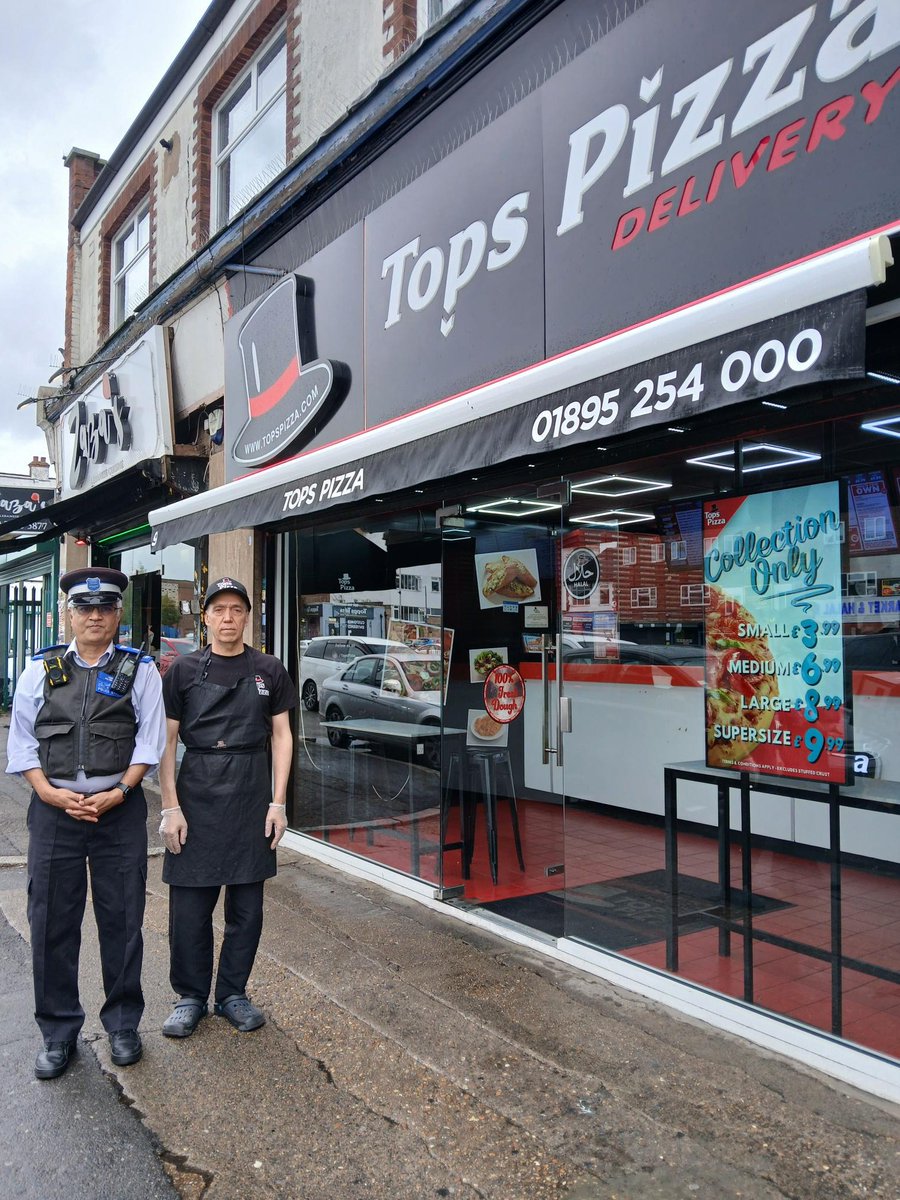Visited a Tops Pizza shop on Uxbridge Road as a part of the crime prevention awareness to the business entities. I shared some crime prevention tips with the owner about shoplifting.
SNT is available to visit your business to offer practical crime prevention guidance.