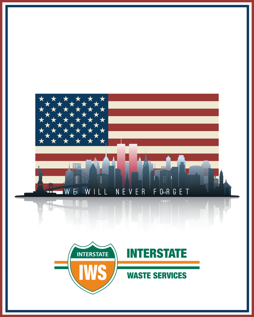 We'll #NeverForget. Today, our hearts are with the victims, first responders, and their families.
On this day of remembrance, we honor the resilience and unity of our city.
#September11th #PatriotDay #NYC #NewYorkCity #InterstateWaste #ActionEnvironmental #ActionCarting