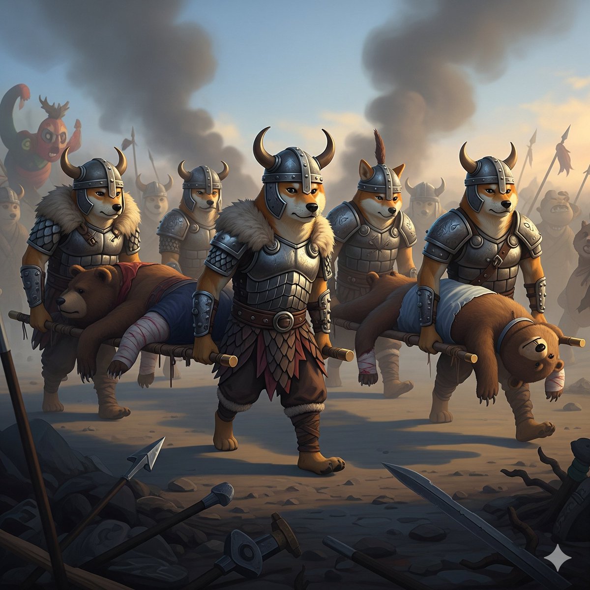 Soon, $FLOKI will win the fight against the bears.