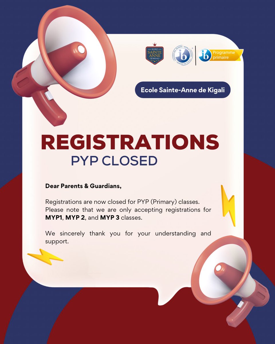 📢 Informations Importantes Concernant les Inscriptions
………………
📢 Important Information Concerning Registrations