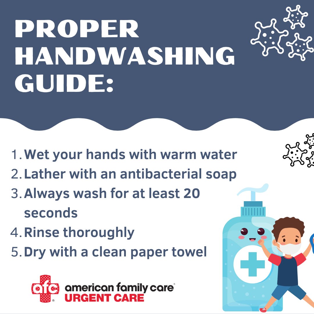 Fall is peak illness season. Fight off germs by teaching your children proper hand washing techniques!