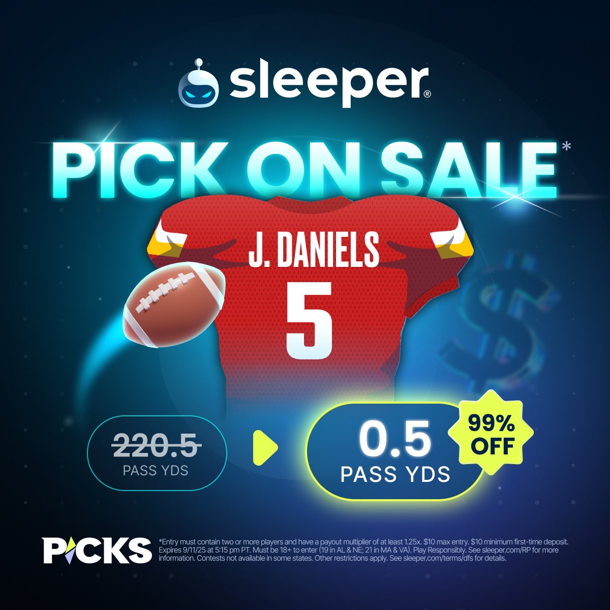 BaneSquad_'s tweet image. I’m cashapping 2 Followers $25 Each if Jayden Daniels Clear this Promo

To enter it’s simple ⬇️

Follow -&amp;gt; @SleeperPicksHQ 
LIKE/RETWEET &amp;amp; reply with your cashapp 

If you NOT on Sleeper, You MISSING OUT⬇️

Sleeper Link ⬇️ or Code -&amp;gt; BaneSquad
Sleeper.com/promo/BANESQUAD