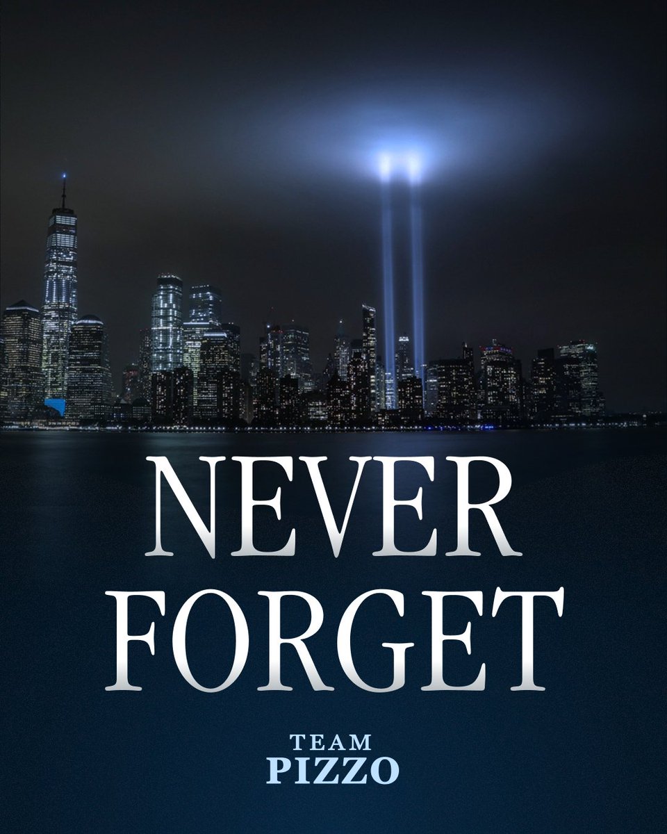 TeamPizzo's tweet photo. 24 years later, we still remember. Honoring the lives lost, the heroes who rose, and the unity that carried us forward. 🇺🇸 https://t.co/ikNhP2Mbj3