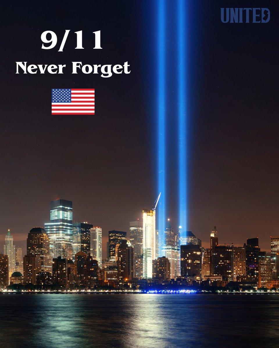 Never Forgotten. Always United. Today, we honor the lives lost and heroes who rose on 9/11. 🇺🇸

#UnitedTogether #NewJerseysOwn
