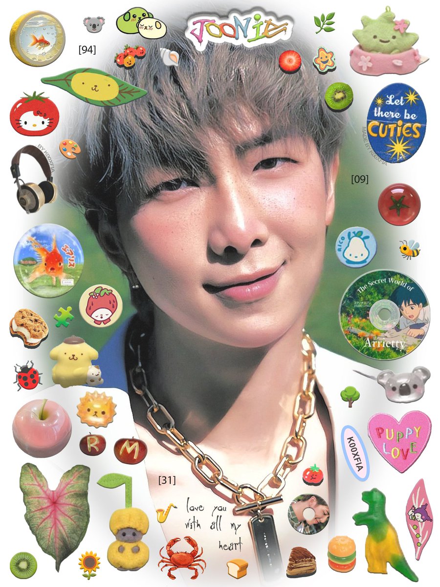 HBD #NAMJOON 🤍🧸🧷🍅