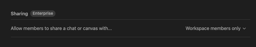 A plea to <a href="/sama/">Sam Altman</a> to not downgrade chat output sharing when moving to Business from Plus. You can't share chats with people outside your workspace on <a href="/ChatGPTapp/">ChatGPT</a>  Business? <a href="/OpenAI/">OpenAI</a>?