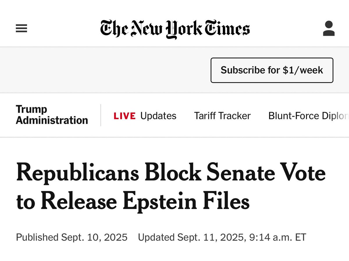 This happened yesterday as well. 

We can all agree, no matter who is in it- #ReleaseAllTheEpsteinFiles
