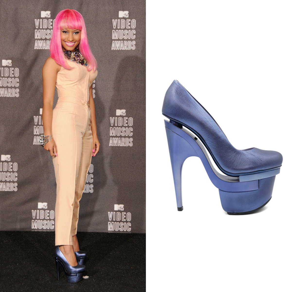 amorprnt's tweet image. Nicki was so Ahead of her time. Now got the girls scrambling and scouring the internet for a pair after one post 🙂‍↕️.