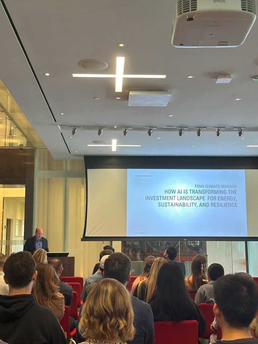 upennclimate's tweet photo. Thanks to Professor Ali Zaidi for an insightful seminar on how AI is shaping our environment, its impacts, and how to foster trust in these technologies. 🌍 See you next month for our Seminar Series with Professor Jisung Park! 
#pennclimate #artificialintelligence #climatechange https://t.co/wIWCa4h0WF