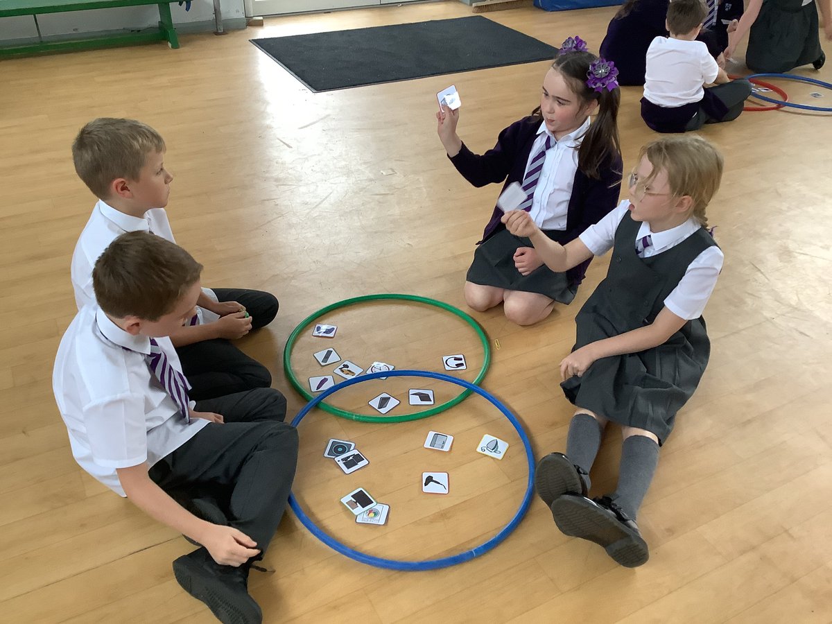 Year 4 have been using Venn diagrams to sort appliances. #StPBSci
