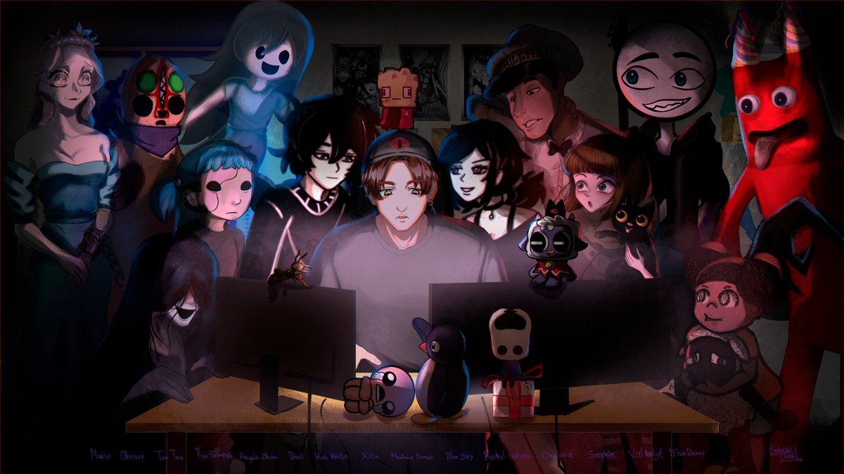 ⁛✨FELIZ CUMPLEAÑOS <a href="/NicoCoreTop/">nicocore | indie horror game content creator</a> ✨ ⁛ 🥳🎊

De parte de 
Yi, Chewy, TaoTao, Ryu_sempaii, Angels_Zhan, Dani, Kai_Kaillio, Xilia, Martina_draws, Bluesky, Rachel Wilcox, Oxalaia, Sophie, Valtalyt, Blueberry