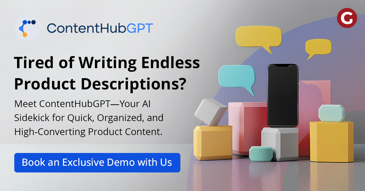 Creating product content manually is exhausting. 😓
Enter #ContentHubGPT – your smart assistant for writing, SEO optimization, and seamless organization.
Boost your content strategy today! 🚀

hubs.ly/Q03HXB600

#ContentMarketing #DigitalTransformation #RetailTech