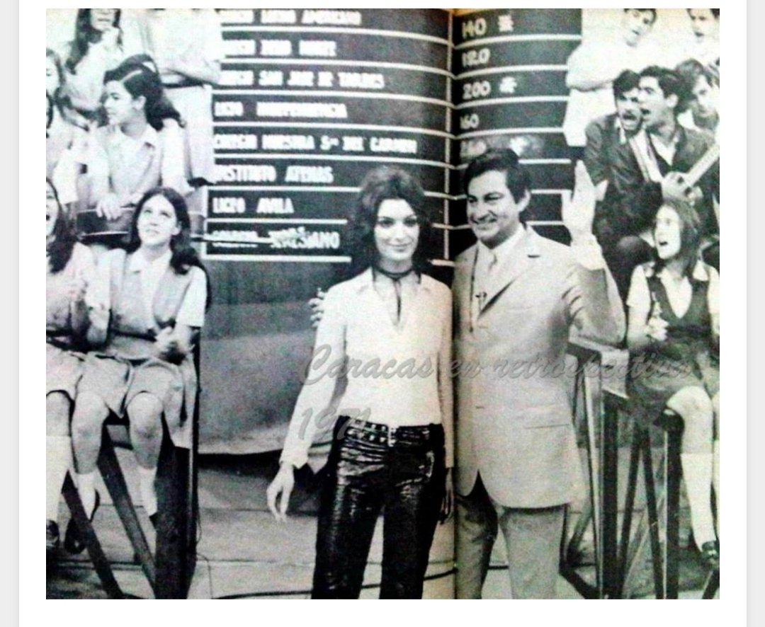 juanborrelli's tweet image. RCTV. 1971. Emblemático programa de concursos, muy gratos recuerdos, época dorada de nuestra televisión, sin duda alguna, esto también es Historia. Íconos y orgullo de Venezuela. ¿Quiénes son los animadores del famoso programa? ¡ Adelante !