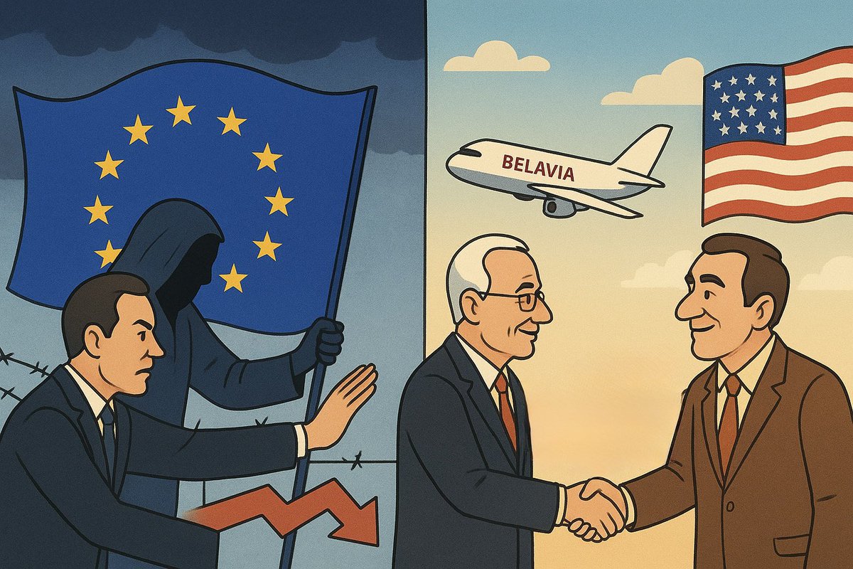 The EU is doubling down on confrontation: new sanctions, closed borders, escalating tensions at every turn. Meanwhile, the #US lifts Belavia sanctions and pursues practical dialogue with #Belarus. History favors those who act with sense and courage, not those who thrive on