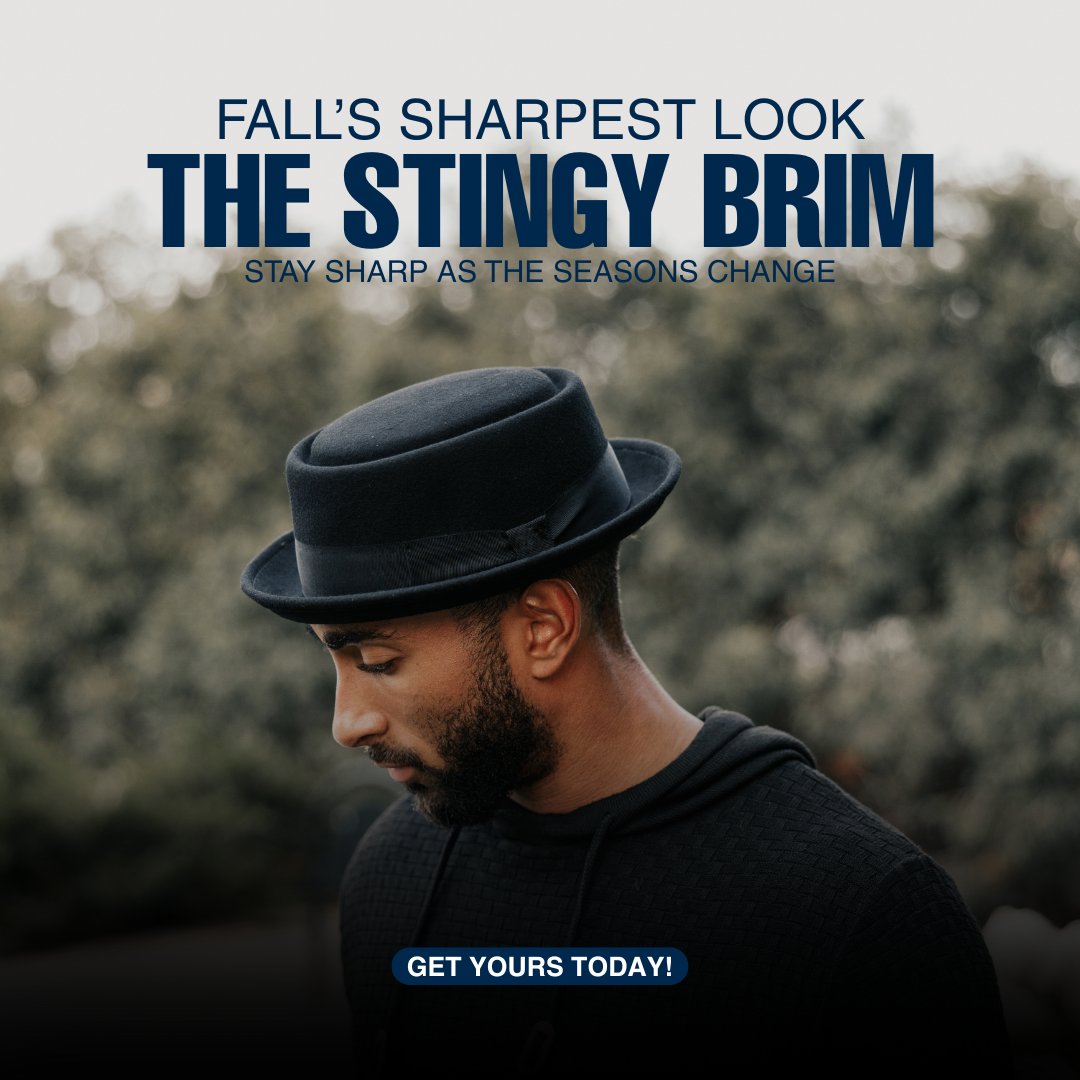 AmericanHatter's tweet image. 🍂 Sharp. Sleek. Stingy. This fall, it’s all about small brims with big style.🤠✨

#AmericanHatMakers #HatLovers #HatStyle #HatGoals #StylishHats #TrendyHats #MadeInUSA #USAHandcrafted #ShopUSA #AmericanStyle #AmericanCraftsmanship #WesternStyleUSA #USAQuality #ProudlyMadeInUSA