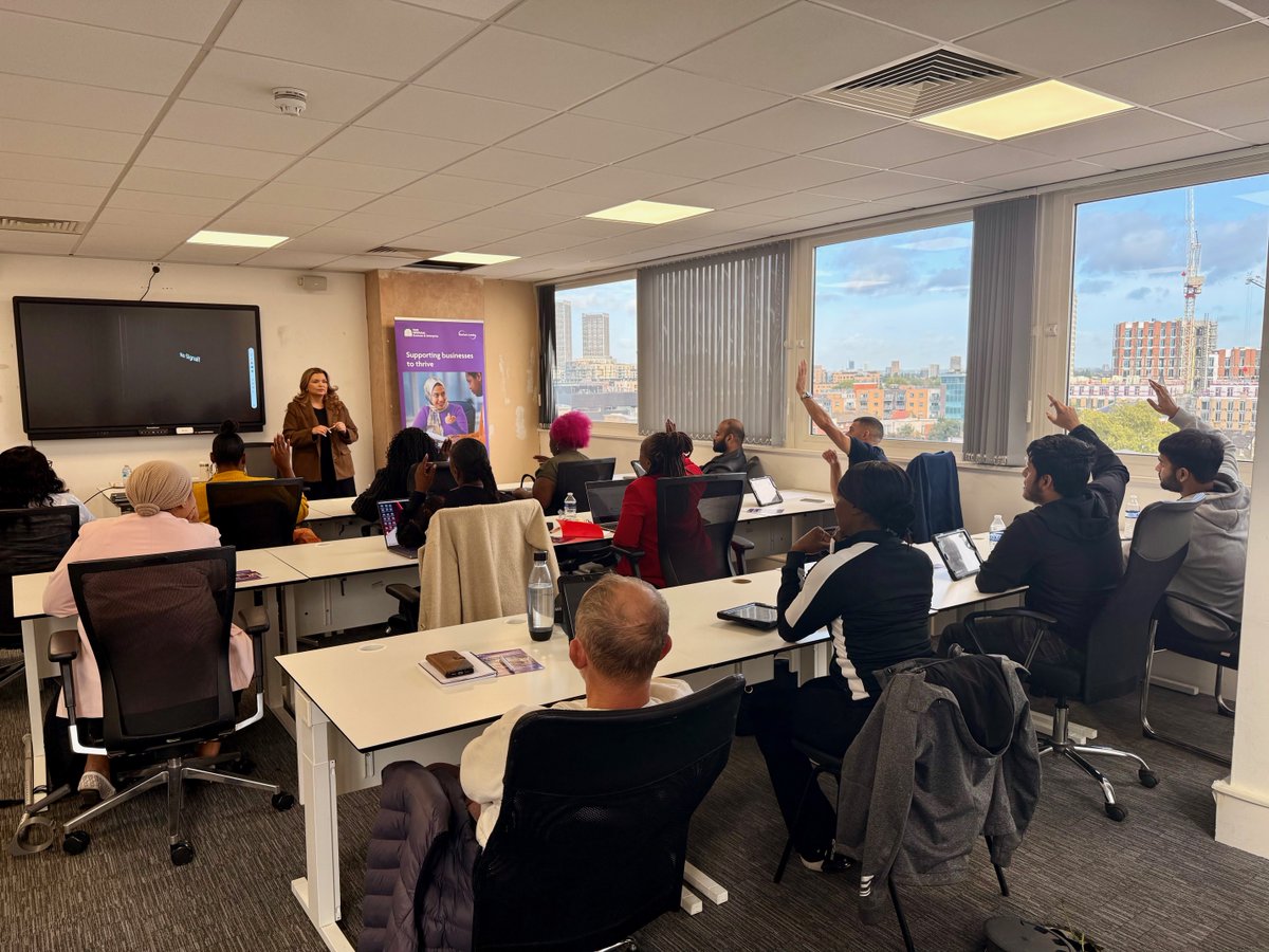 Full house at today’s Digital Business Workshop!

We teamed up with <a href="/Hill_Group_UK/">Hill_Group_UK</a> to deliver this free session as part of their social value commitment — building skills, confidence &amp; connections for Newham businesses to grow and thrive.
