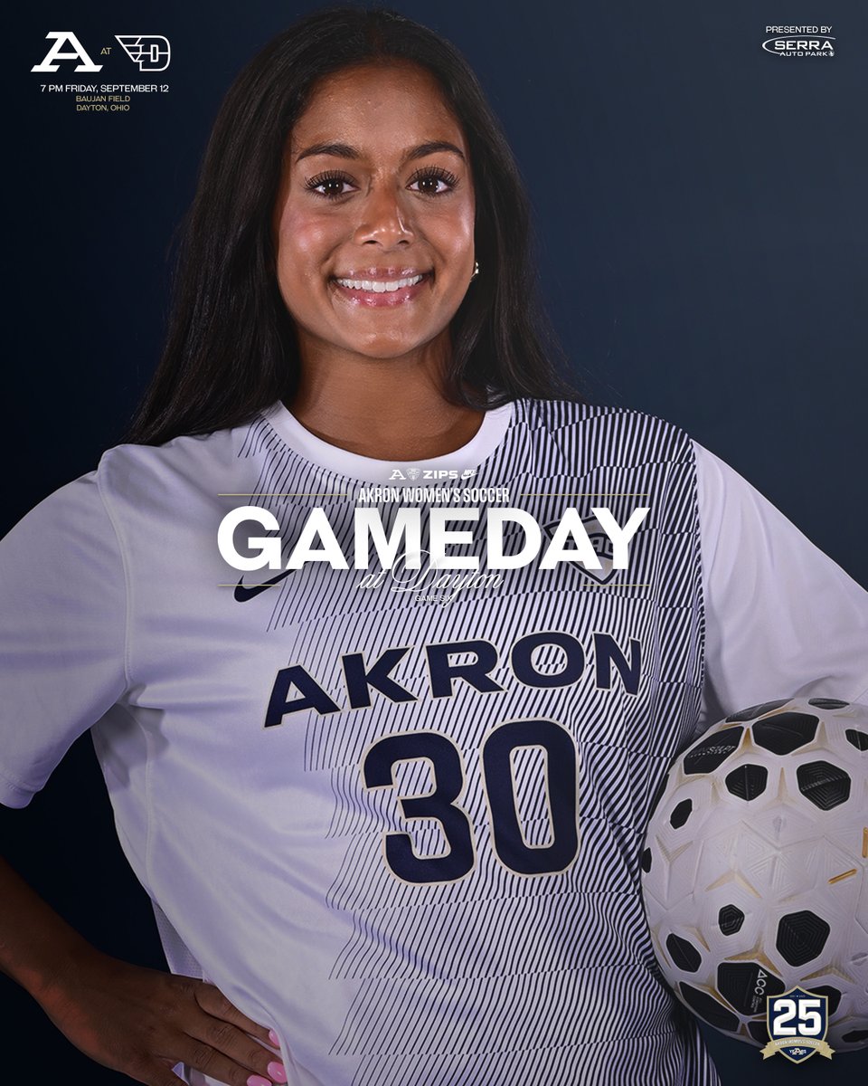 Akron Women's Soccer (@zipswsoc) on Twitter photo ⚽️ GAMEDAY ⚽️ <a href="/ZipsWSOC/">Akron Women's Soccer</a> battles <a href="/DaytonWSoccer/">Dayton Women's Soccer</a> at 7 pm
#GoZips | #MakeTheClimb | <a href="/ZipsWSOC/">Akron Women's Soccer</a> 🦘
📅 Friday (Sept. 12)
🕖 7:00 pm
📍 Dayton, Ohio
💻 Stats 👉 tinyurl.com/222qdcjd
📺 Video 👉 tinyurl.com/26ktkgn5 ⚽️ GAMEDAY ⚽️ <a href="/ZipsWSOC/">Akron Women's Soccer</a> battles <a href="/DaytonWSoccer/">Dayton Women's Soccer</a> at 7 pm
#GoZips | #MakeTheClimb | <a href="/ZipsWSOC/">Akron Women's Soccer</a> 🦘
📅 Friday (Sept. 12)
🕖 7:00 pm
📍 Dayton, Ohio
💻 Stats 👉 tinyurl.com/222qdcjd
📺 Video 👉 tinyurl.com/26ktkgn5