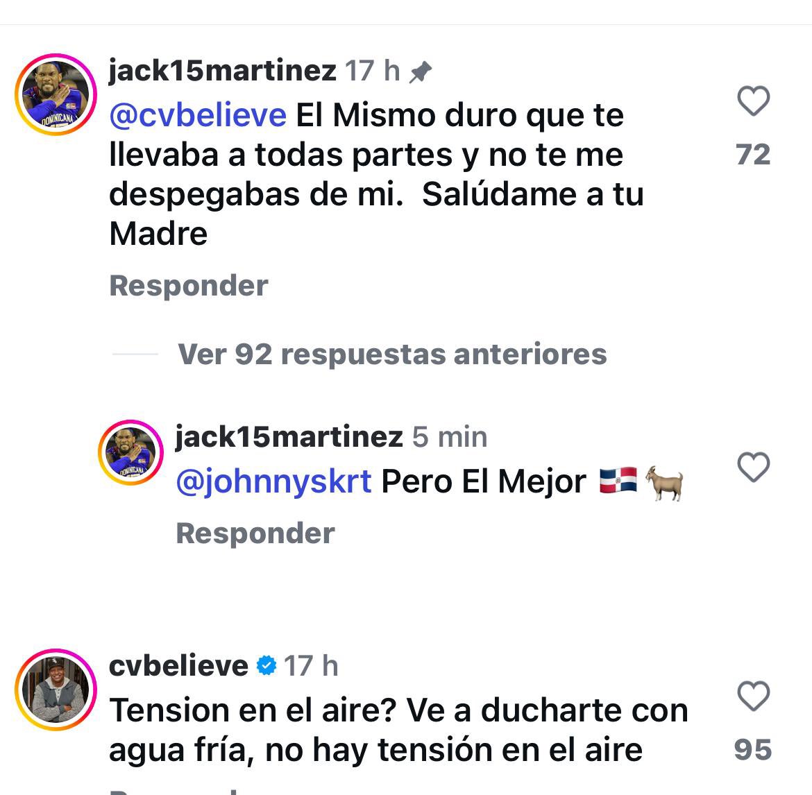 Tensión entre Charlie Villanueva @cvbelieve y el eterno capitán <a href="/jack15martinez/">Jack Michael Martinez</a> a raíz de la ausencia de Jack Michael en un roster dominicano que se lanzó para el videojuego NBA 2K26. 

¿Qué ta’ pasando aquí? 🫢

#PioDeportes