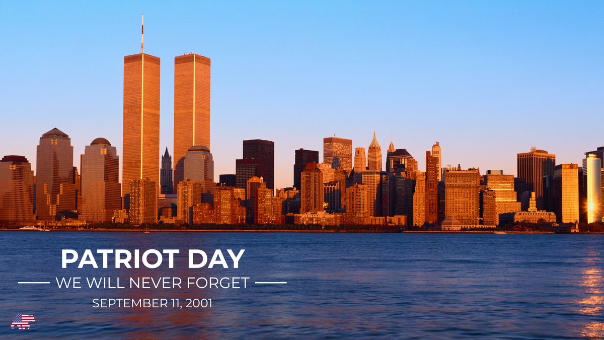 On this Patriot Day, we remember the lives lost on September 11, 2001, and honor the courage, unity, and resilience that defined our nation in the aftermath. Our hearts remain with the families who continue to bear the weight of that day. 🇺🇸