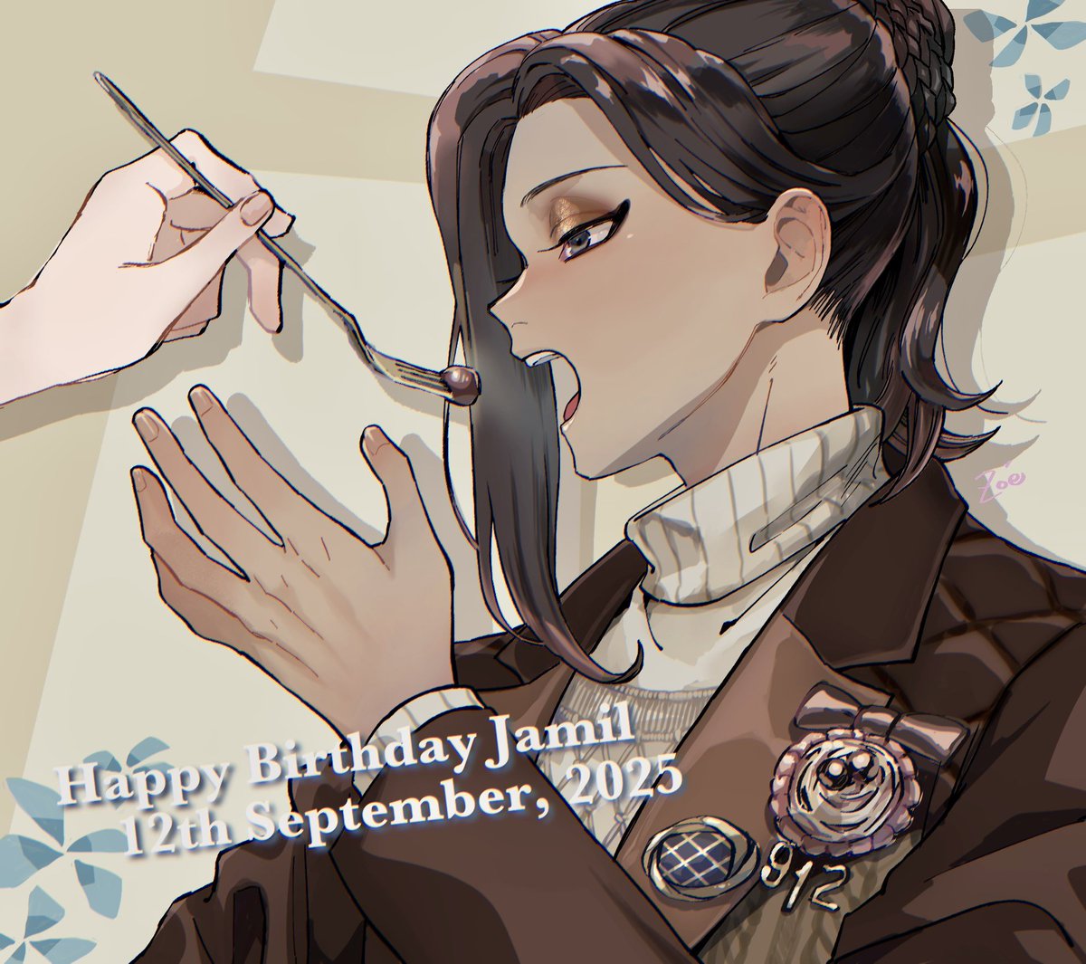 zo_e_5's tweet photo. ジャミルくんおめでとう〜〜！！🧁🍁

 #ジャミル・バイパー誕生祭2025 https://t.co/wnu5KGV2hE