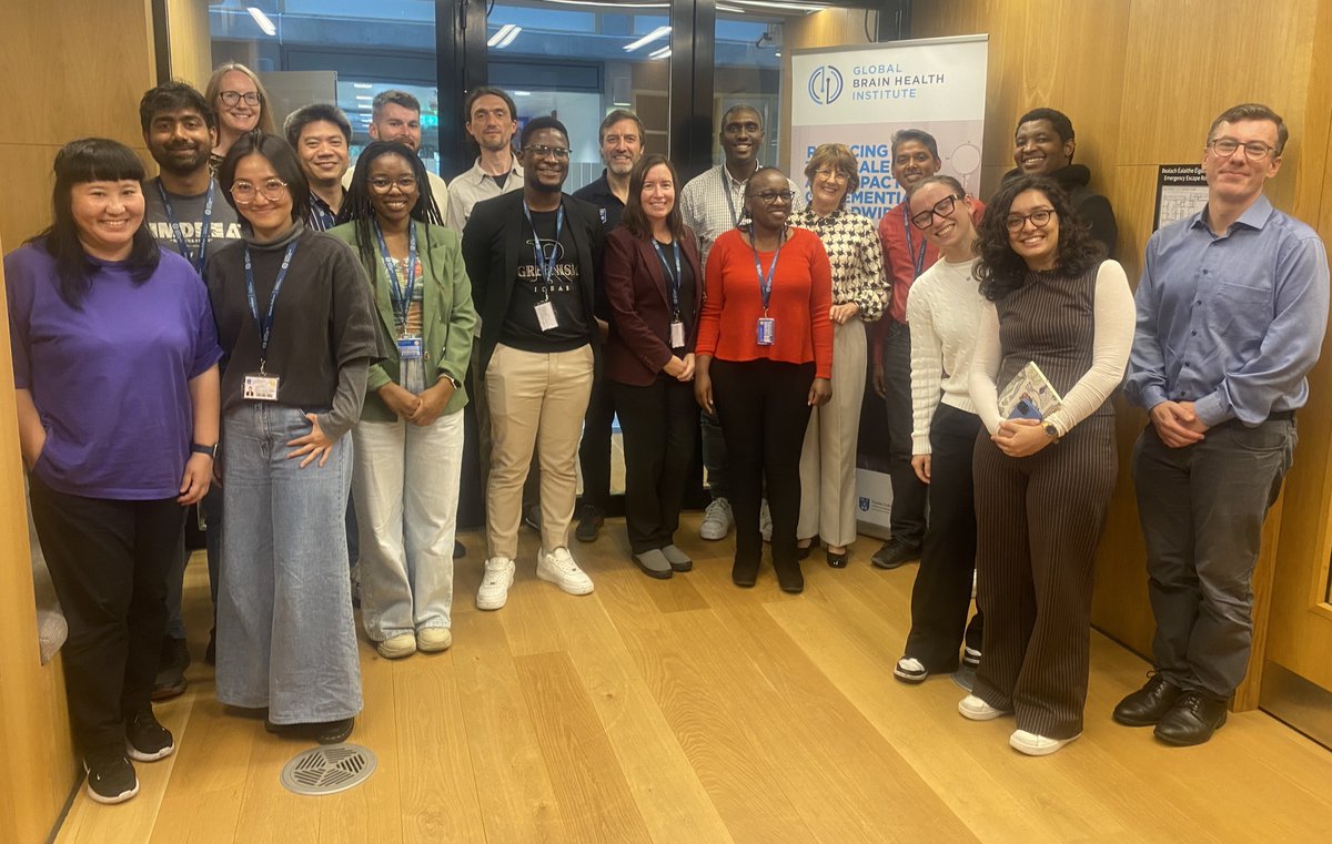 ageingwithID's tweet photo. Professor Mary McCarron @MccarrmMary was honoured to be invited by the Global Brain Health Institute (GBHI) @GBHI_Fellows to meet with the 2025 Cohort of Atlantic Fellows for Equity in Brain Health. 🧠 

Prof. McCarron shared reflections on her career to date, her research in dementia and intellectual disability, and offered valuable insights and guidance to this inspiring group of early career researchers.

At TCAID, we are proud to support and mentor researchers at every stage of their journey, and to contribute to global conversations. 

Thank you to GBHI and the Atlantic Fellows for the warm welcome and the important work you continue to do in advancing brain health for all.

@tcddublin