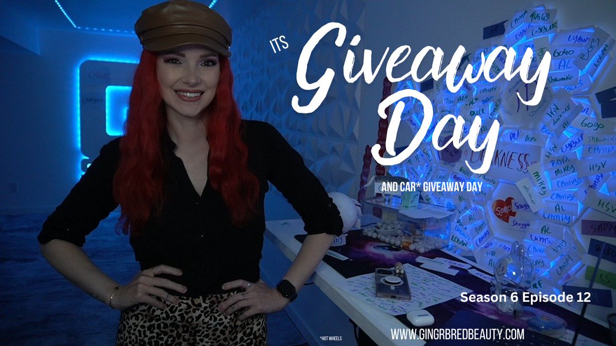 gingrbredbeauty's tweet photo. Its that day of the week folks! GIVEAWAY DAY and last stream of the week! We are also racing eachother in Marbles! Come hang out to get those final entries! #live on #twitch in 15 https://t.co/fspN33ySjt
#repost for #giveaway entries! Also giving away a car*

*hot wheels https://t.co/PfrRSoa0bP