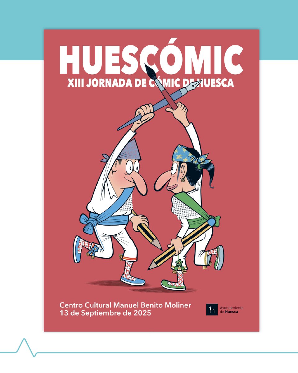 ¡Huescómic ya está aquí! ✏️ Este sábado, 13 de septiembre, el Centro Cultural Manuel Benito Moliner acoge nuestra cita anual con el mundo de las viñetas 🙂 

¡Os esperamos! ⌚A partir de las 11 h.
🔎 Programa: radarhuesca.es/eventos/huesco…