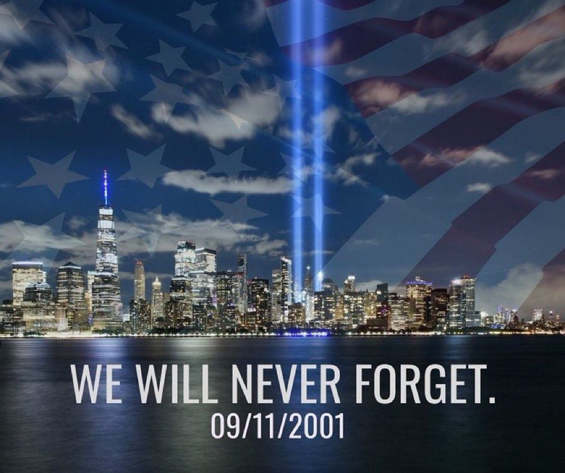 pitcherclips's tweet image. On this day, we remember all the brave men and women who lost their lives to tragedy. Never forget this date and what makes America the shining beacon of hope in the world. We are all in this together 🇺🇸🙏🏼