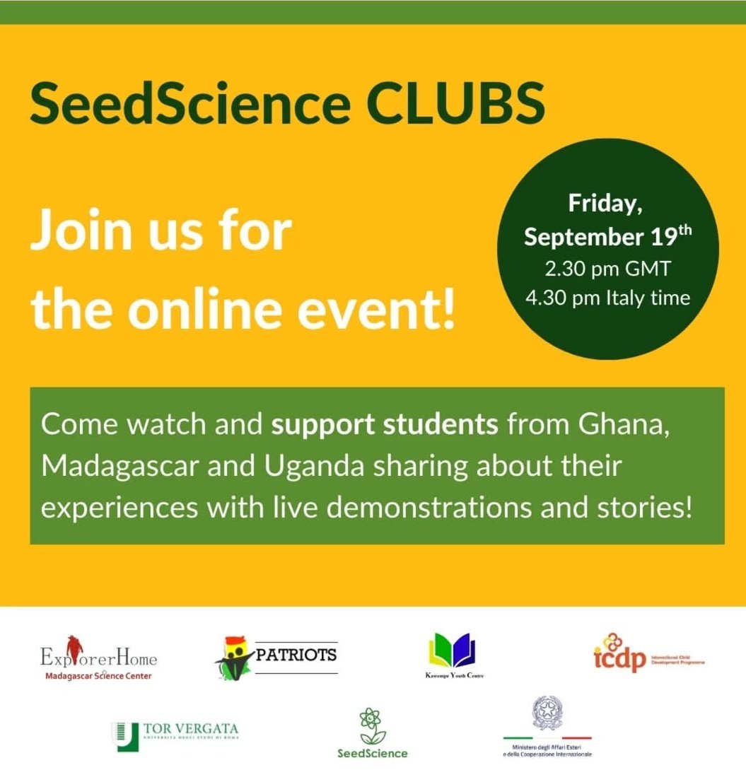 In Uganda, the event will take place at @ Kawempe Youth Centre.