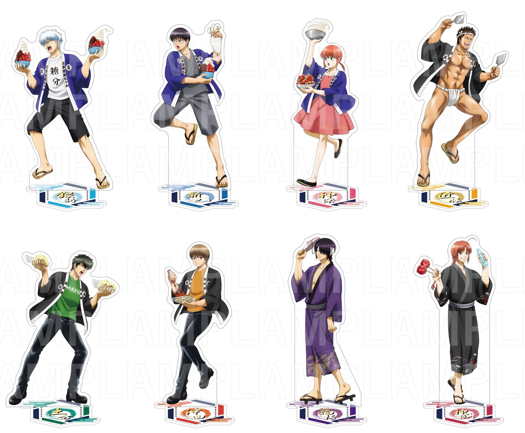 銀魂グッズまとめ売り52点セット 銀魂』クリアソフトキーホルダー 全6種 BOXセット | 人気アニメ