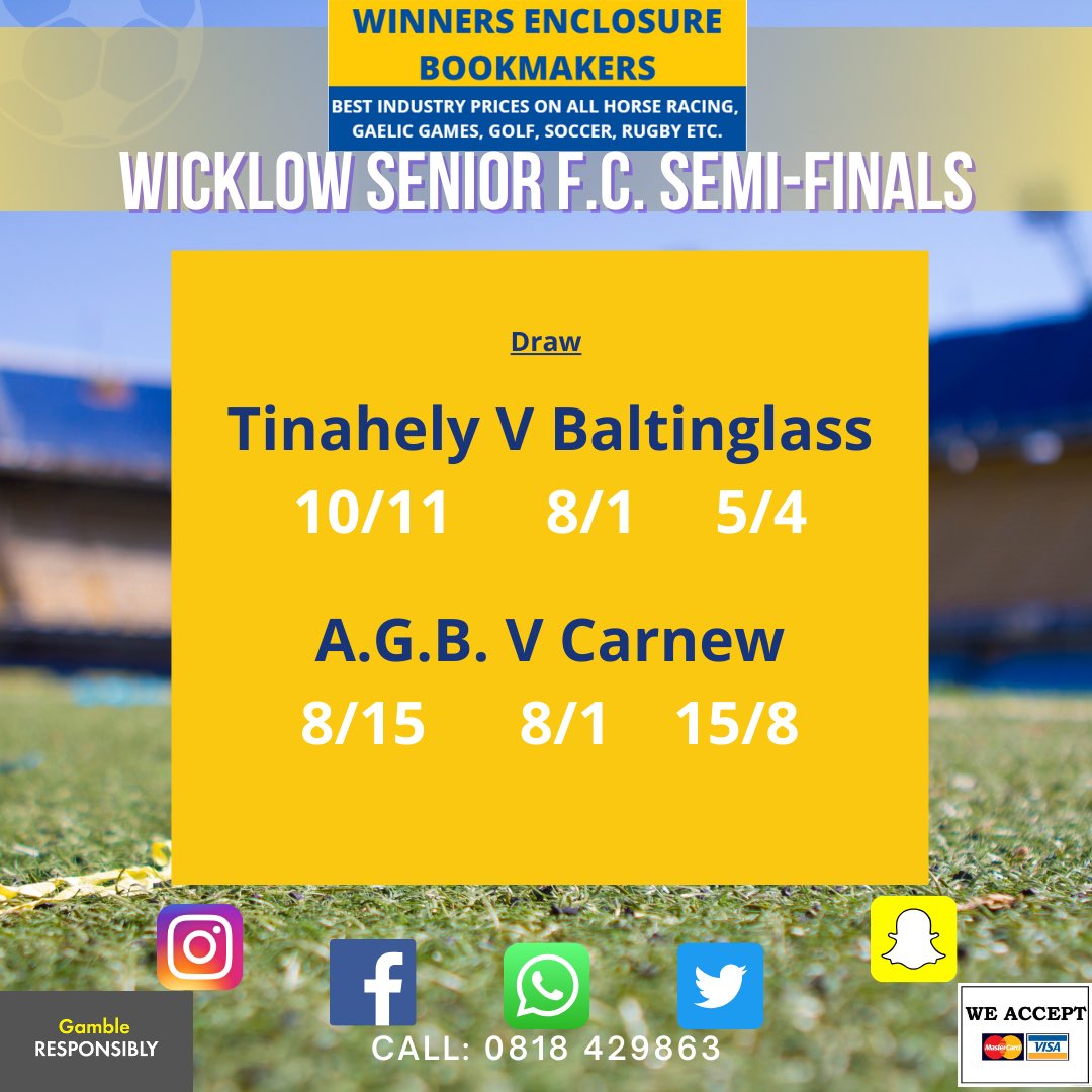 winnersenclosur's tweet photo. Wicklow Football Championship 💙💛#gaelicgamescoupons https://t.co/Wrqftkgna2