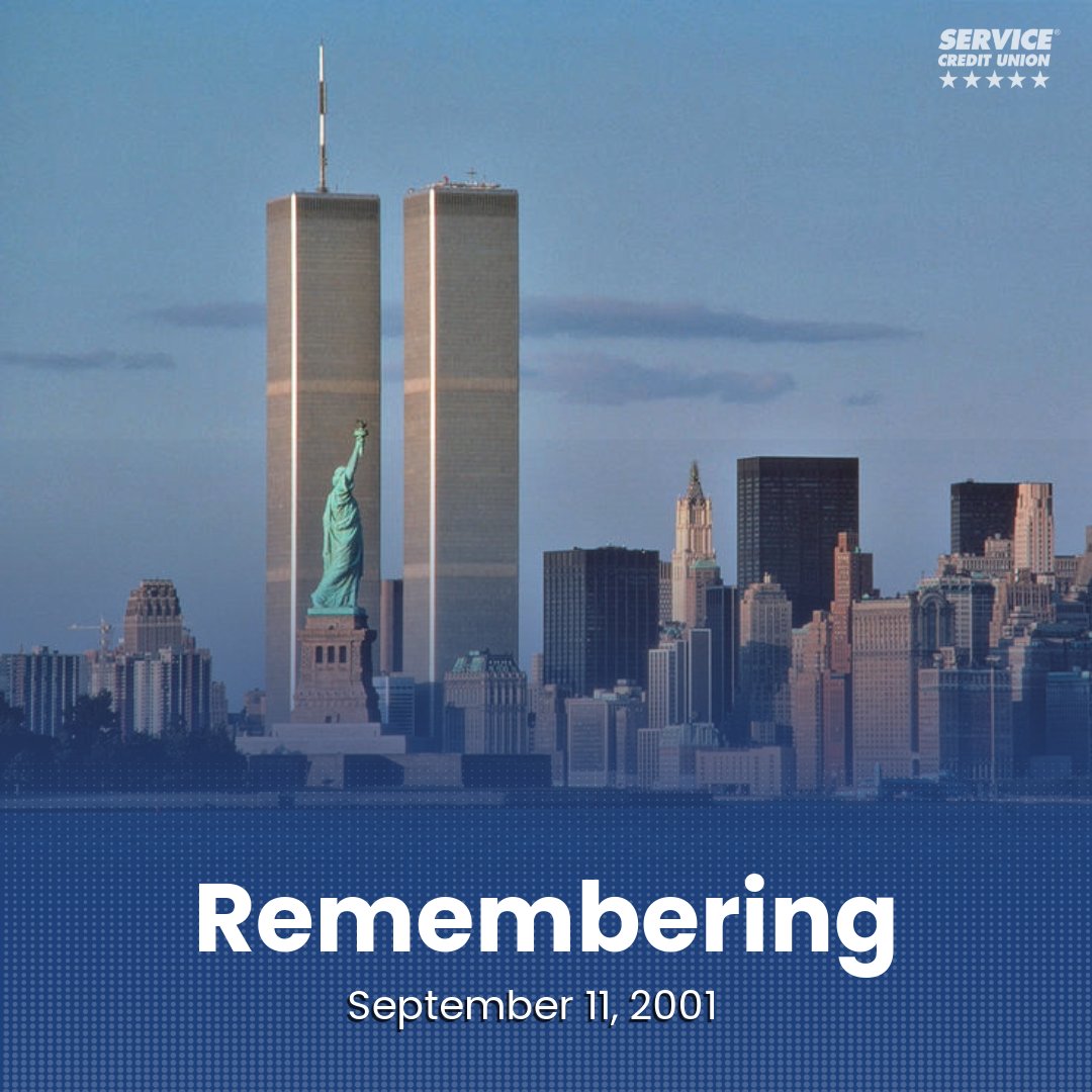 Today we honor and remember the lives lost on this day in 2001.