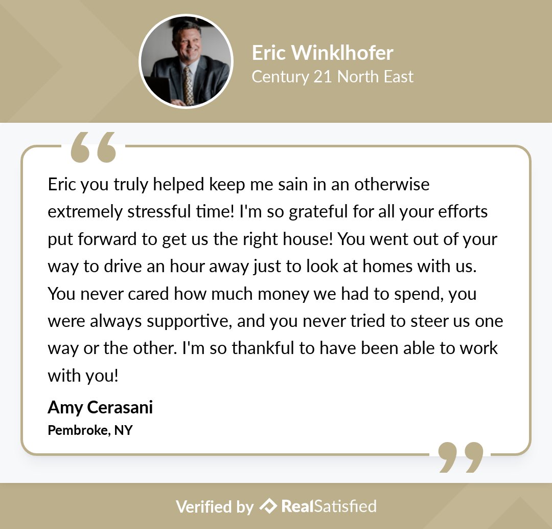 Recommendations like this are energizing. Wow. realsatisfied.com/Eric-Winklhofer via <a href="/realsatisfied/">RealSatisfied</a>