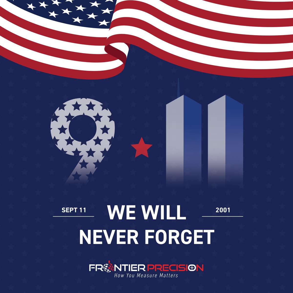 24 years. We will never forget.

frontierprecision.com

#frontierprecision #howyoumeasurematters #neverforget #september11 #unitedwestand