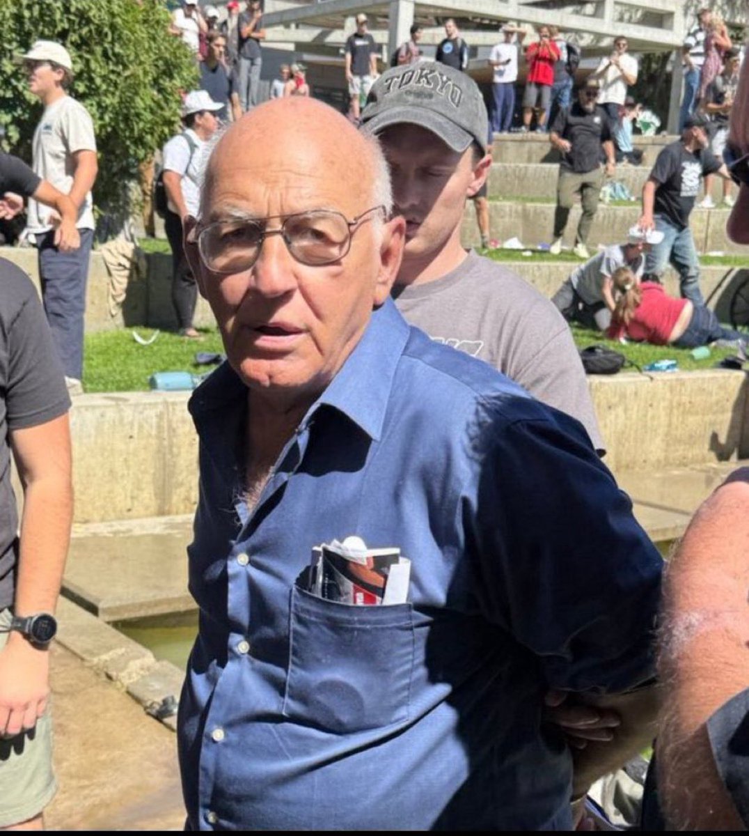 Turns out the guy who was initially arrested and identified as the primary suspect after the Charlie Kirk shooting was a Jewish man named George Zinn.

Was he acting as a distraction while the shooter got away?