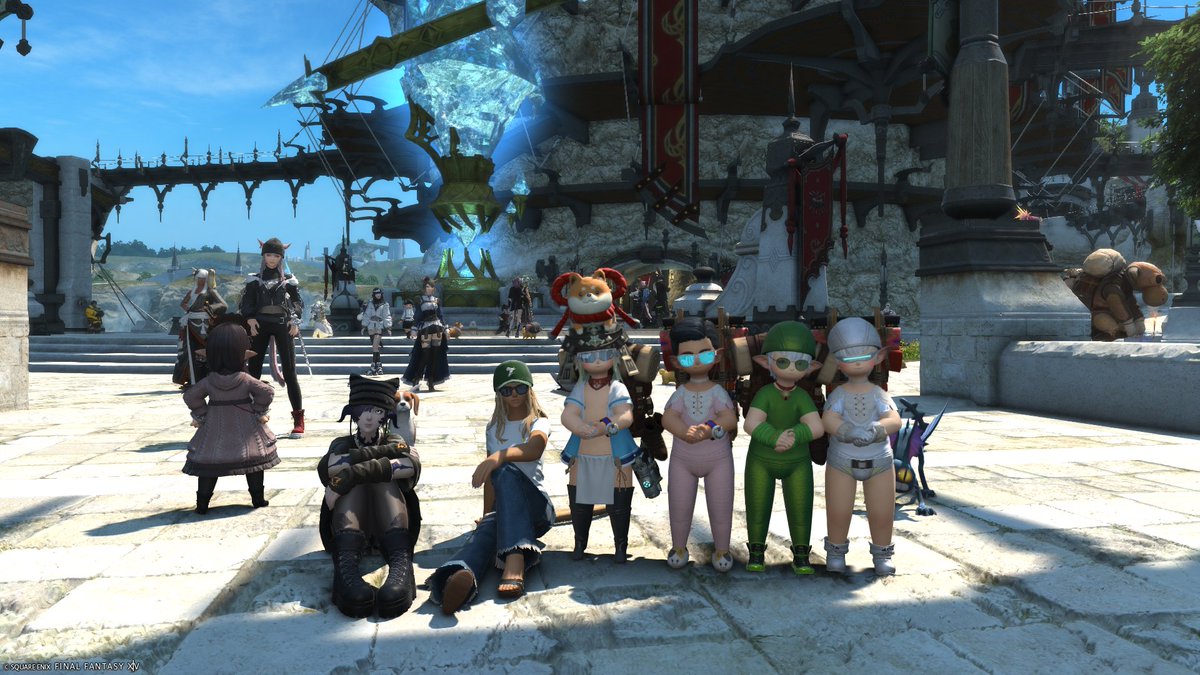 Ragu_FF14's tweet photo. かわいいララちゃんに会いました☆彡 https://t.co/Rx57KyfCsS