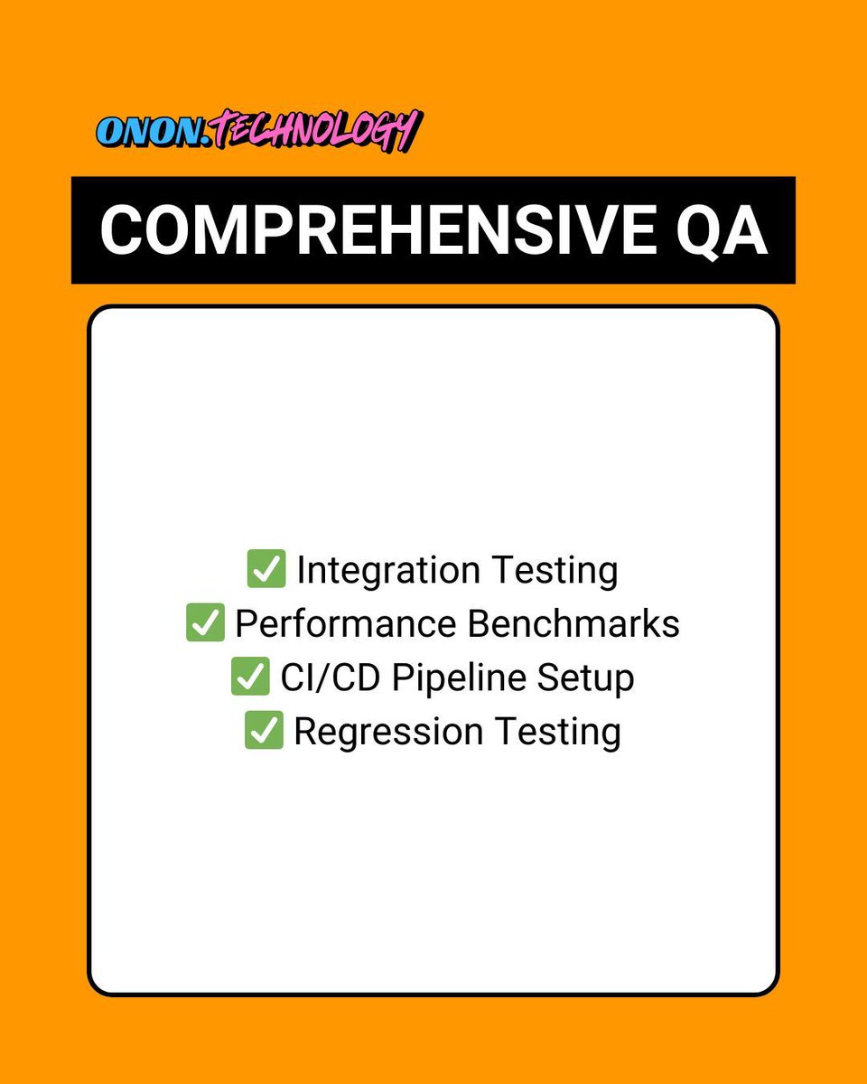 onon_technology's tweet image. 🧪 Flutter Testing Guide:
✨ Unit Tests: Validate core logic
✨ Widget Tests: Verify UI components
✨ Integration Tests: End-to-end flows
✨ Performance Tests: Ensure smooth UX
✨ CI/CD Automation
📱 WhatsApp: +852 9332 3868
🔗 onon.technology/blog
#FlutterTesting #QA
