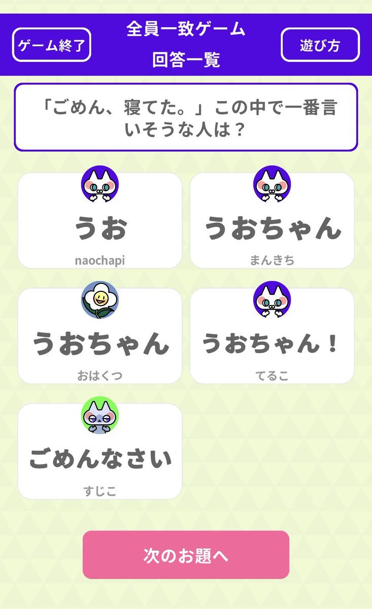Q. ごめんなさい