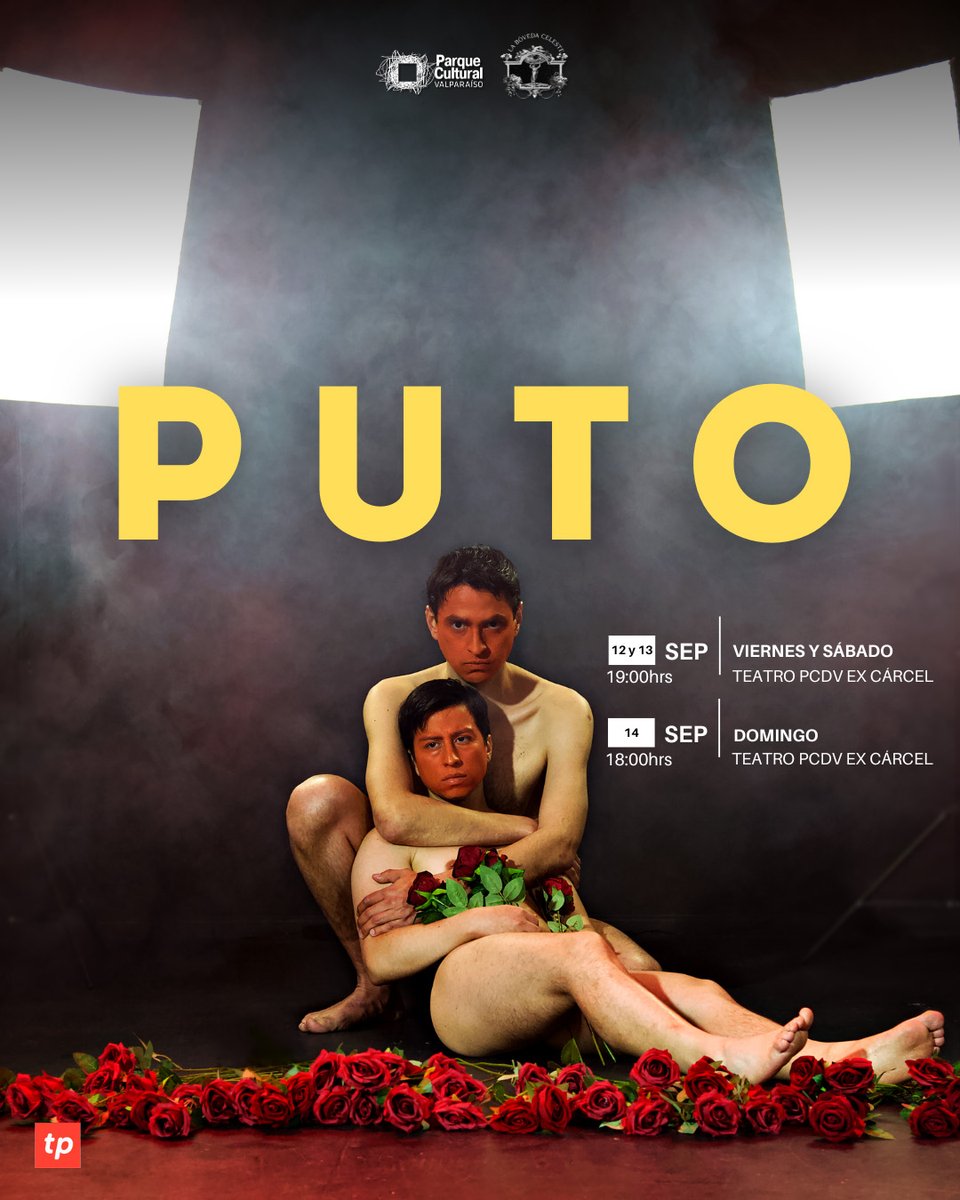 Compañía La Bóveda Celeste estrena última entrega de su Trilogía Queer con la obra “Puto”, una crítica aguda a la ola de fascismo actual 👉 revistacloset.cl/web/2025/09/06…