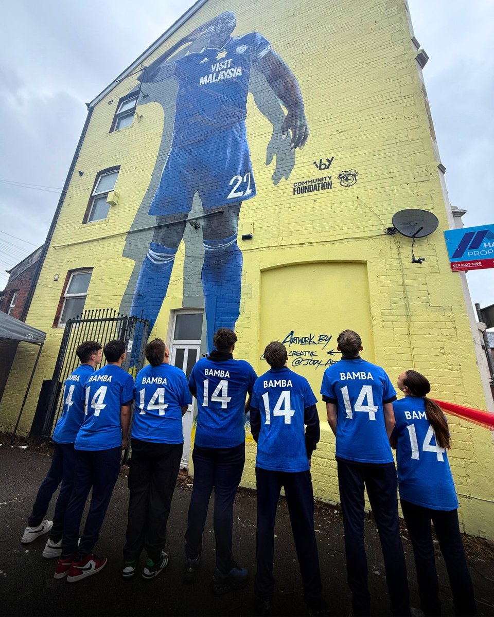 A true homage to a special player and community ambassador close to our hearts, Sol Bamba 💙

He gave us more than memories, he gave us hope. A legacy for every Bluebird, every supporter, and communities across Cardiff 🏴󠁧󠁢󠁷󠁬󠁳󠁿

<a href="/CardiffCityFC/">Cardiff City FC</a> | #OurClubChangesLives | <a href="/ibyworld/">ibyworld</a>