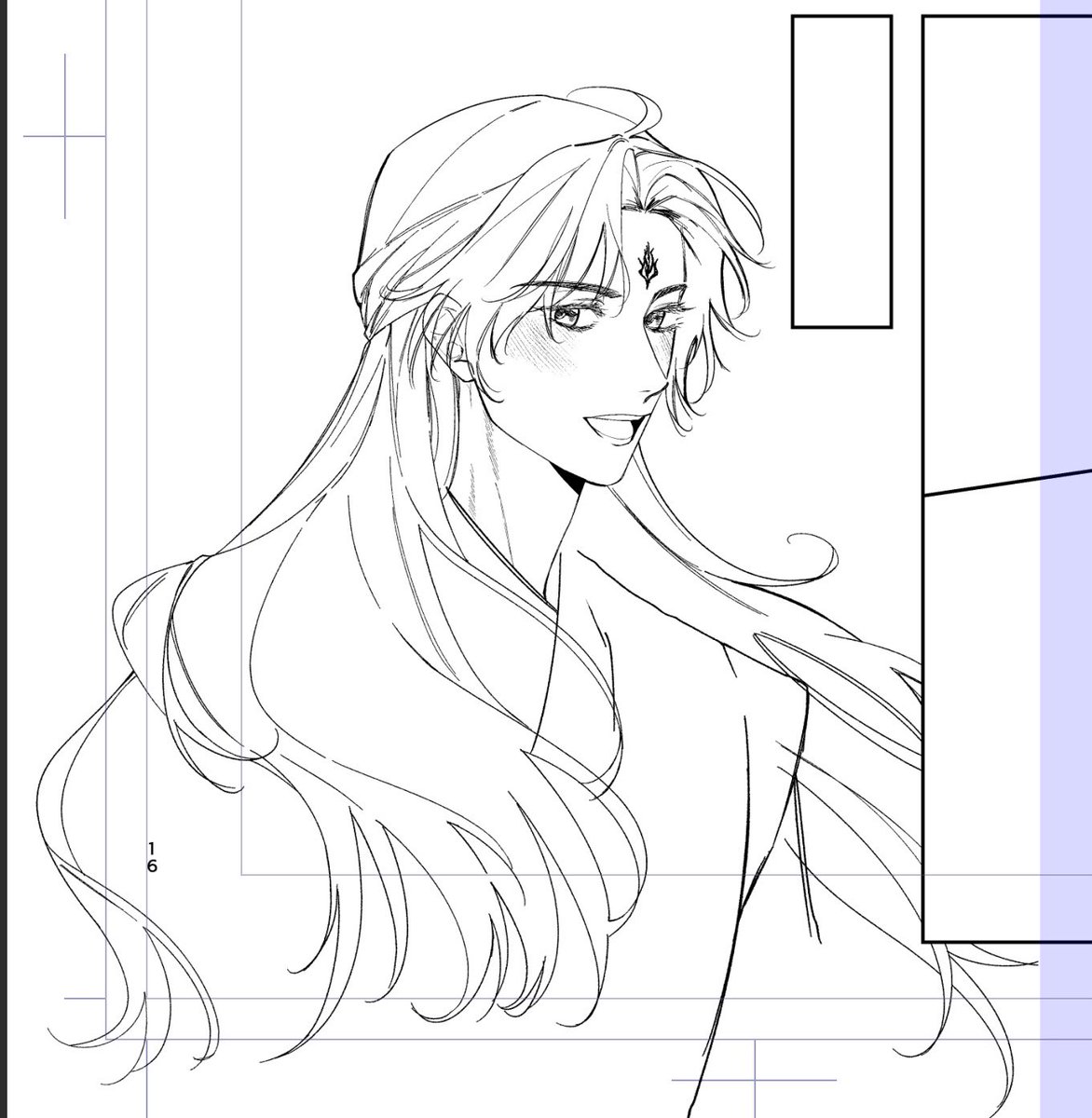 頭髮好難畫～～～