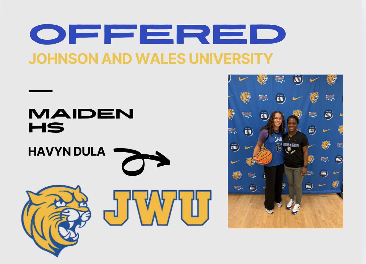 Another visit down, and offered.  Thank you Coach Lex for this great opportunity! <a href="/JWU_WBB/">JWU Women’s Basketball</a>