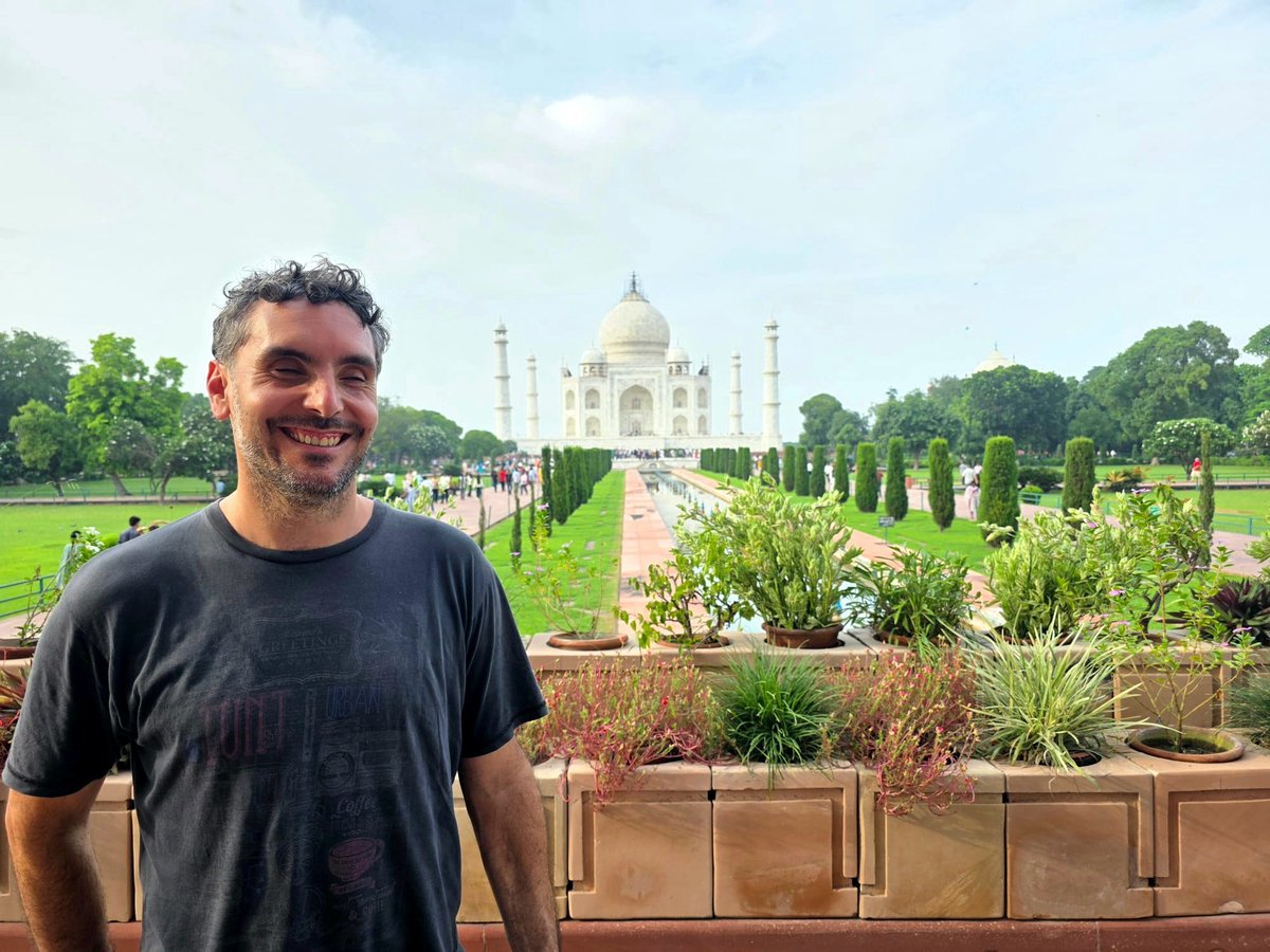 Una vez más, en el TAJ MAHAL.